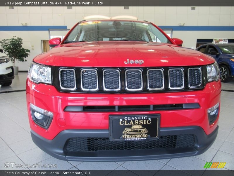 Red-Line Pearl / Black 2019 Jeep Compass Latitude 4x4