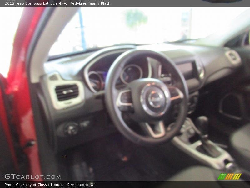 Red-Line Pearl / Black 2019 Jeep Compass Latitude 4x4