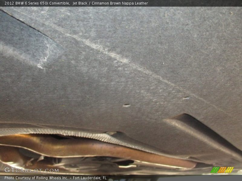 Jet Black / Cinnamon Brown Nappa Leather 2012 BMW 6 Series 650i Convertible