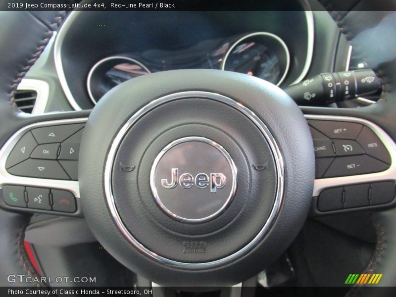 Red-Line Pearl / Black 2019 Jeep Compass Latitude 4x4