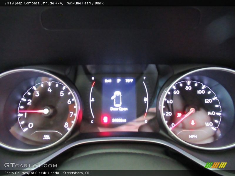 Red-Line Pearl / Black 2019 Jeep Compass Latitude 4x4
