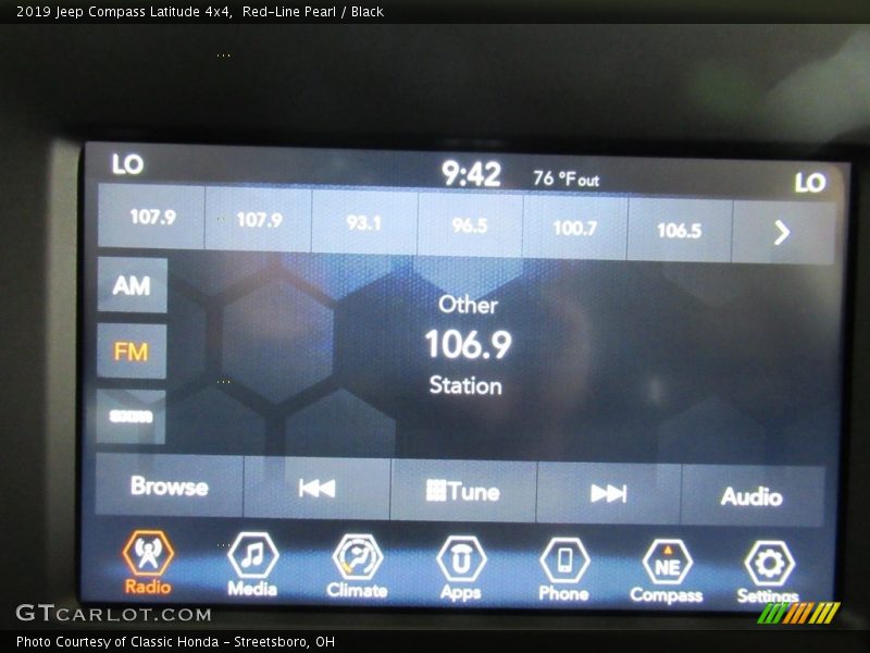 Red-Line Pearl / Black 2019 Jeep Compass Latitude 4x4