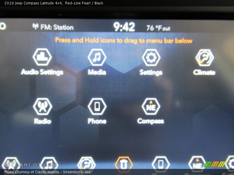 Red-Line Pearl / Black 2019 Jeep Compass Latitude 4x4