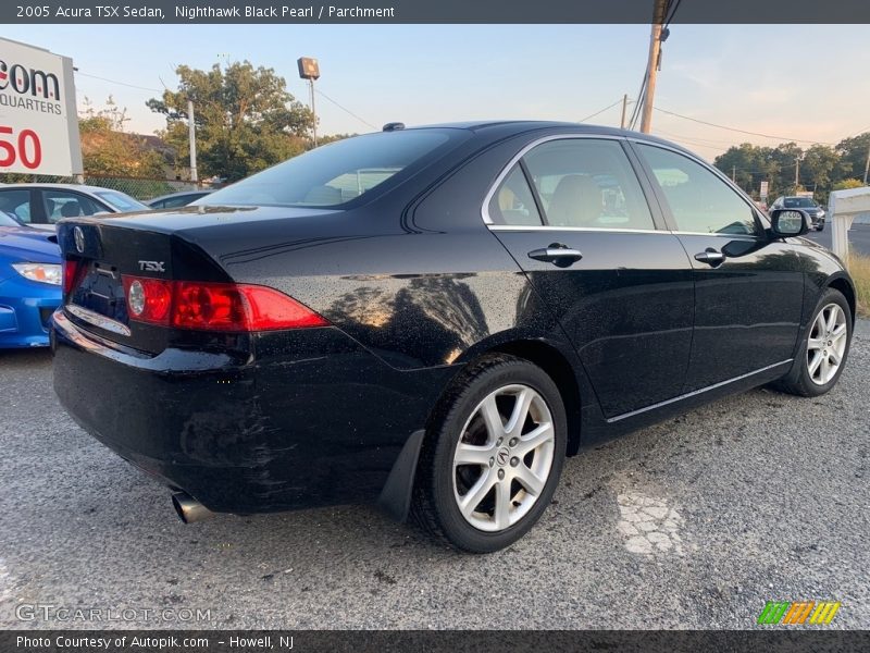 Nighthawk Black Pearl / Parchment 2005 Acura TSX Sedan