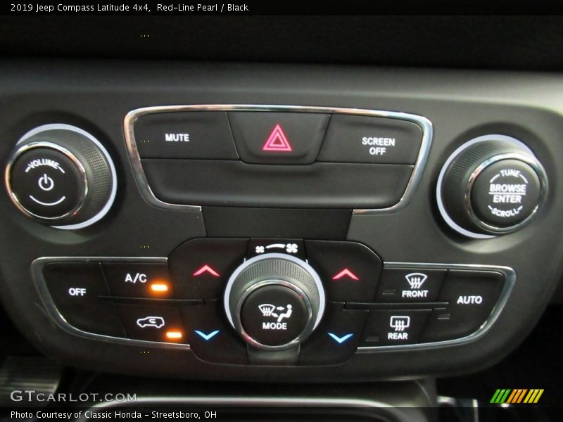 Red-Line Pearl / Black 2019 Jeep Compass Latitude 4x4