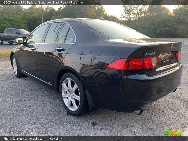Nighthawk Black Pearl / Parchment 2005 Acura TSX Sedan