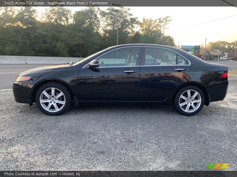 Nighthawk Black Pearl / Parchment 2005 Acura TSX Sedan