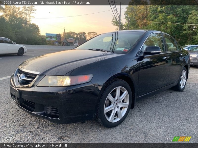 Nighthawk Black Pearl / Parchment 2005 Acura TSX Sedan