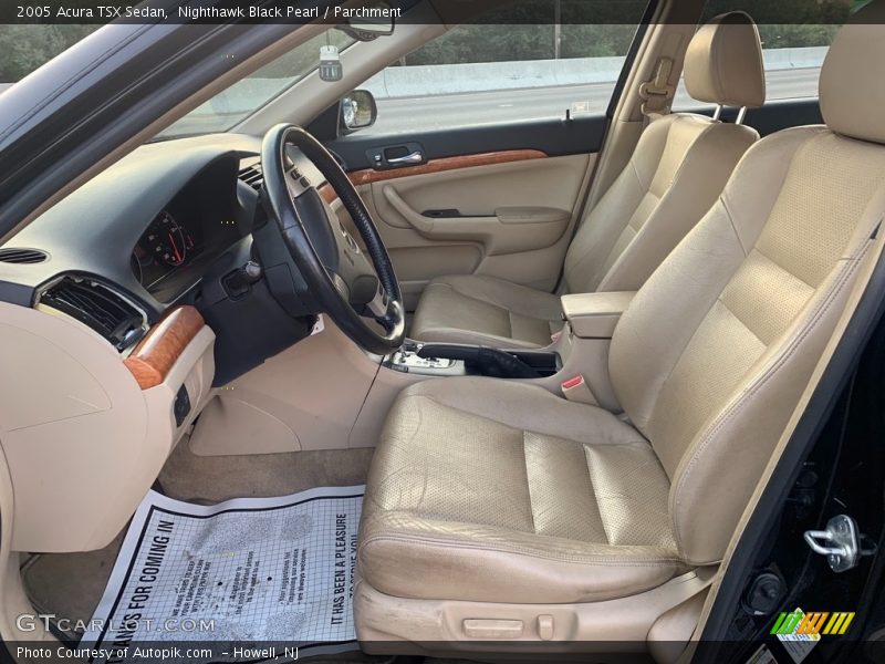 Nighthawk Black Pearl / Parchment 2005 Acura TSX Sedan