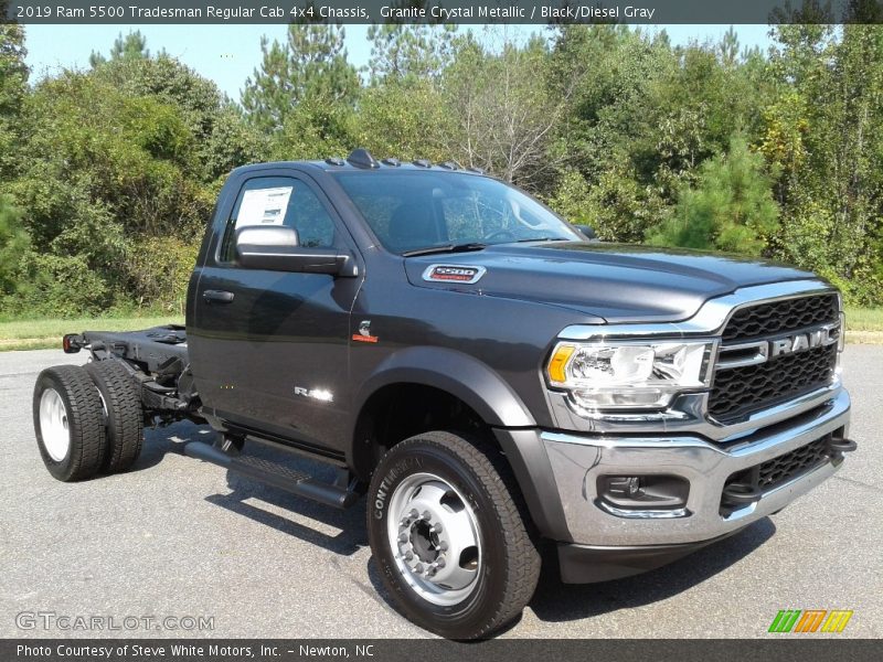 Granite Crystal Metallic / Black/Diesel Gray 2019 Ram 5500 Tradesman Regular Cab 4x4 Chassis