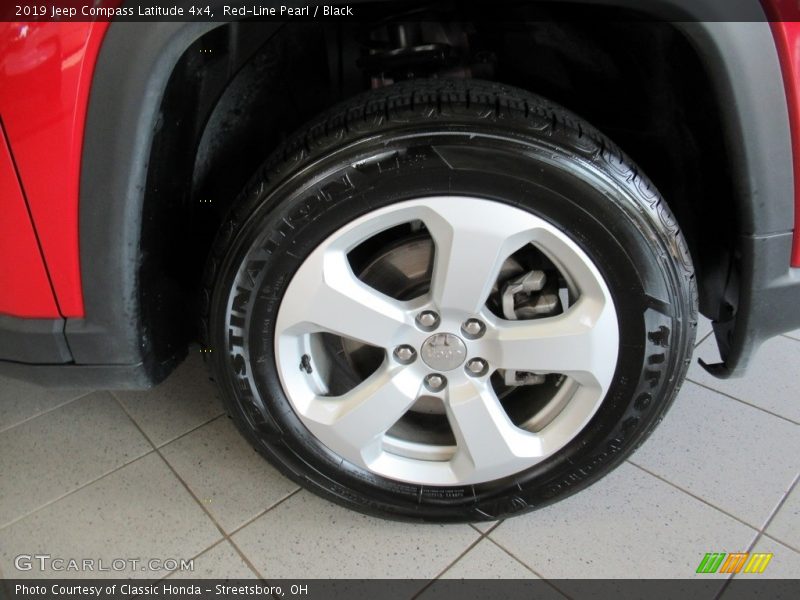 Red-Line Pearl / Black 2019 Jeep Compass Latitude 4x4