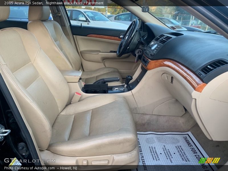 Nighthawk Black Pearl / Parchment 2005 Acura TSX Sedan