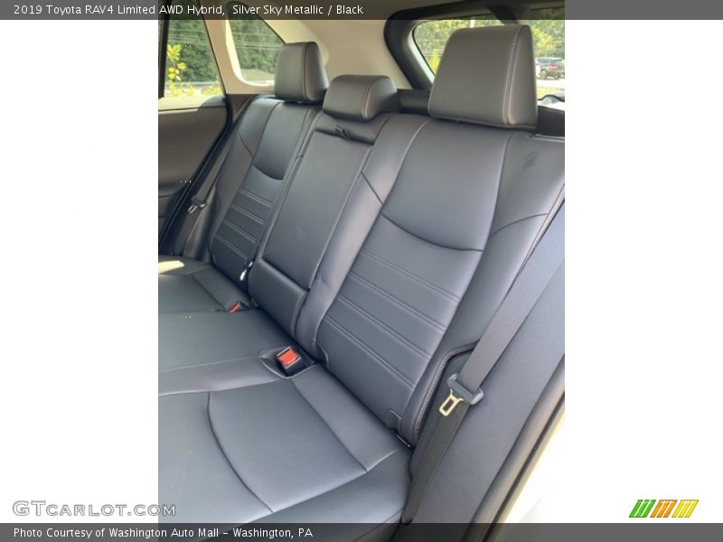 Silver Sky Metallic / Black 2019 Toyota RAV4 Limited AWD Hybrid
