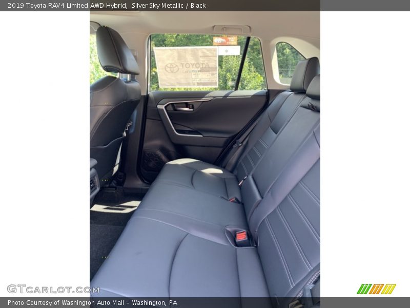 Silver Sky Metallic / Black 2019 Toyota RAV4 Limited AWD Hybrid