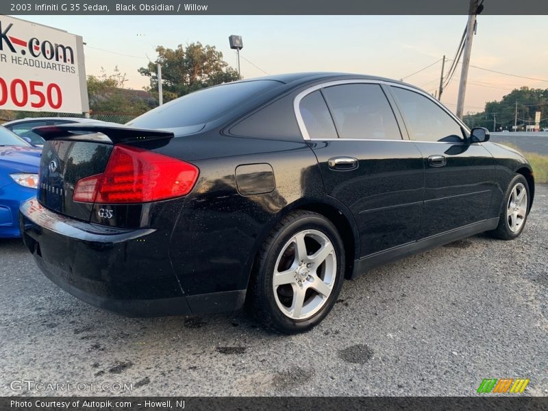 Black Obsidian / Willow 2003 Infiniti G 35 Sedan