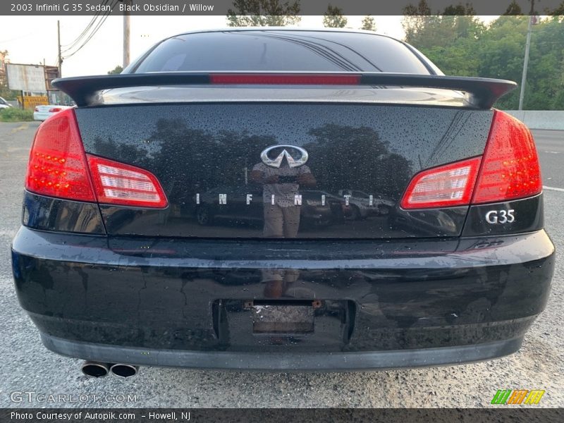 Black Obsidian / Willow 2003 Infiniti G 35 Sedan
