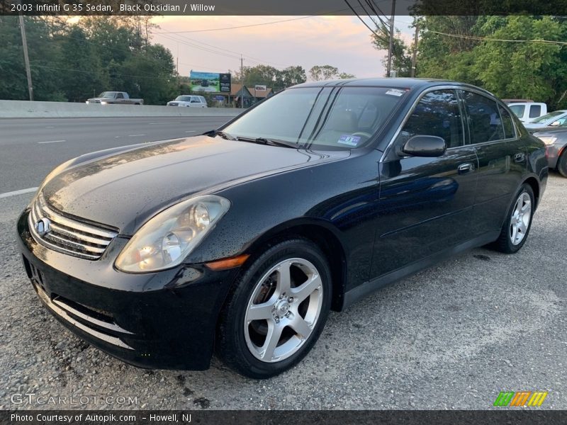 Black Obsidian / Willow 2003 Infiniti G 35 Sedan