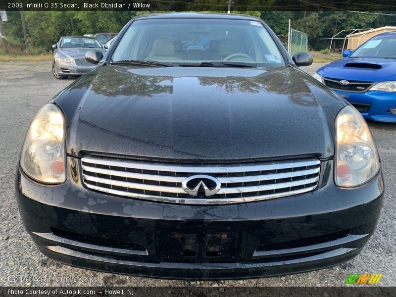 Black Obsidian / Willow 2003 Infiniti G 35 Sedan