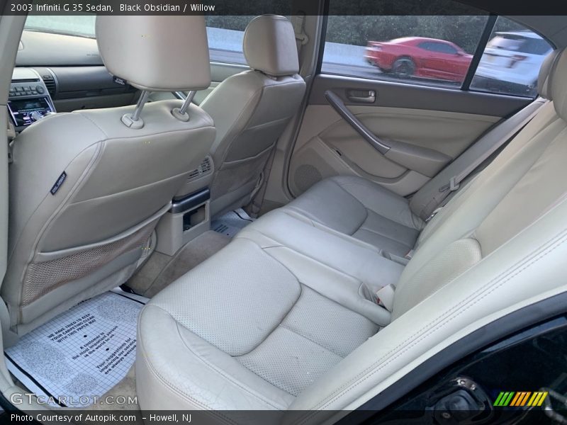 Black Obsidian / Willow 2003 Infiniti G 35 Sedan
