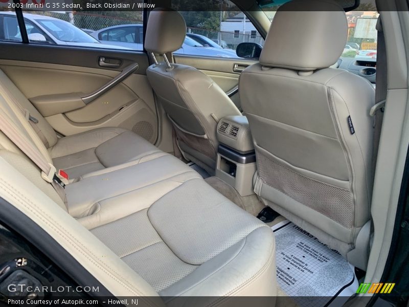 Black Obsidian / Willow 2003 Infiniti G 35 Sedan