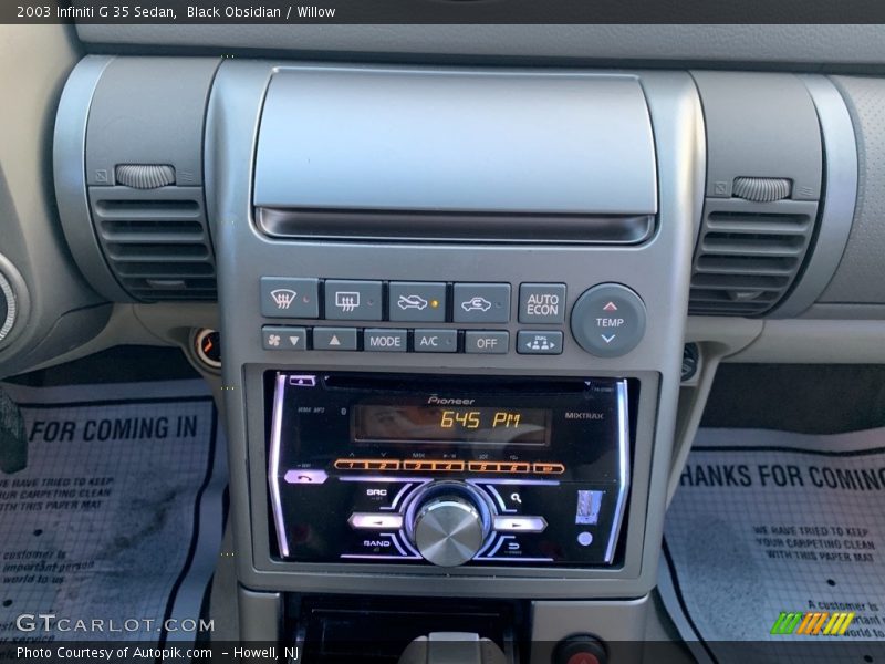 Black Obsidian / Willow 2003 Infiniti G 35 Sedan