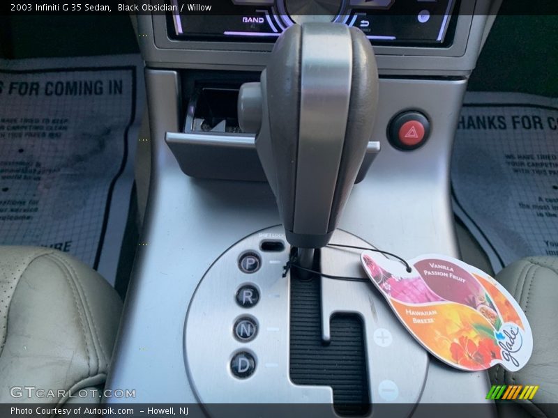 Black Obsidian / Willow 2003 Infiniti G 35 Sedan