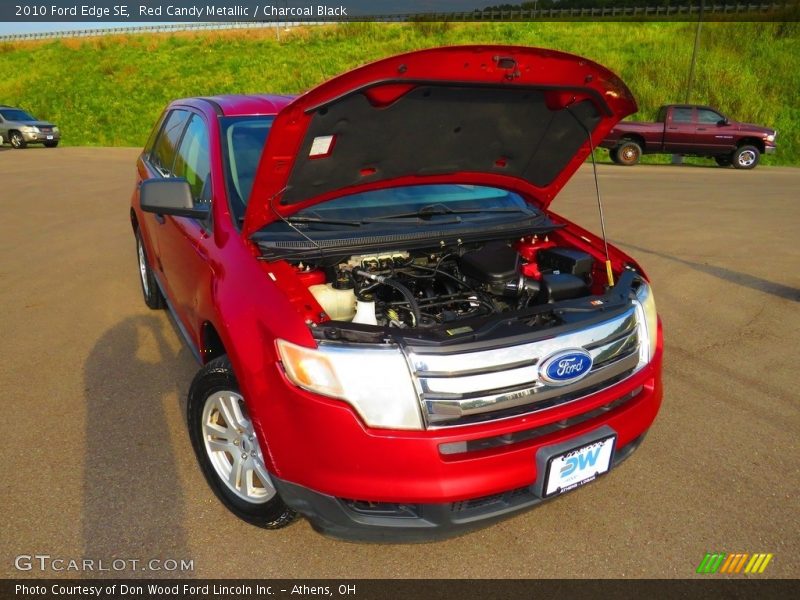 Red Candy Metallic / Charcoal Black 2010 Ford Edge SE