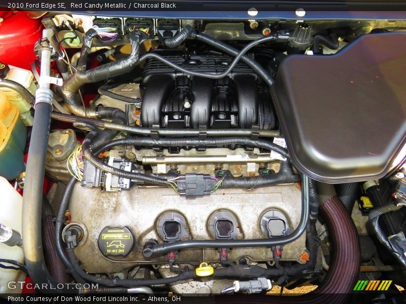 Red Candy Metallic / Charcoal Black 2010 Ford Edge SE