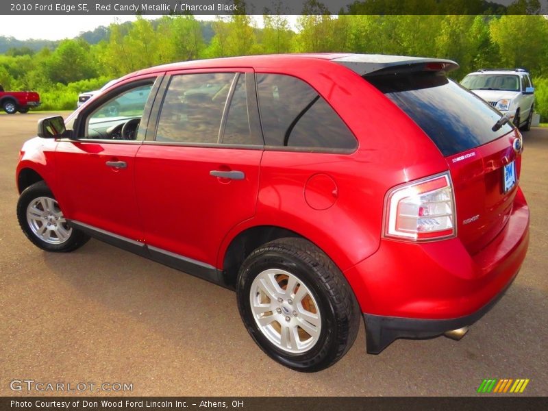 Red Candy Metallic / Charcoal Black 2010 Ford Edge SE