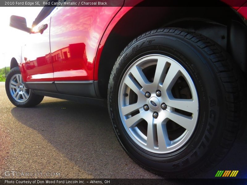 Red Candy Metallic / Charcoal Black 2010 Ford Edge SE
