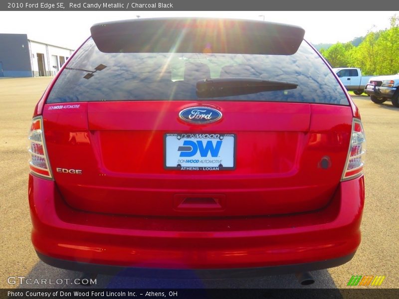 Red Candy Metallic / Charcoal Black 2010 Ford Edge SE