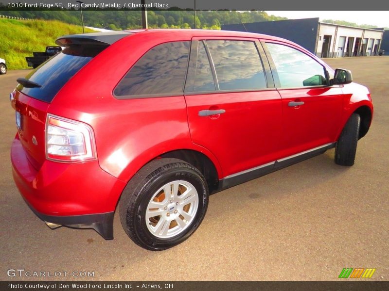 Red Candy Metallic / Charcoal Black 2010 Ford Edge SE
