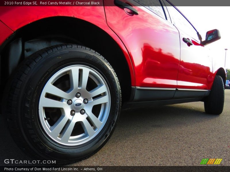 Red Candy Metallic / Charcoal Black 2010 Ford Edge SE