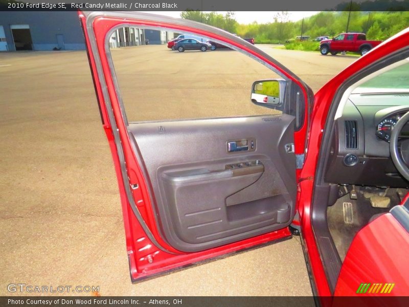 Red Candy Metallic / Charcoal Black 2010 Ford Edge SE