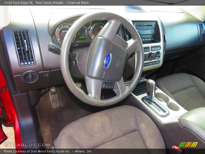 Red Candy Metallic / Charcoal Black 2010 Ford Edge SE