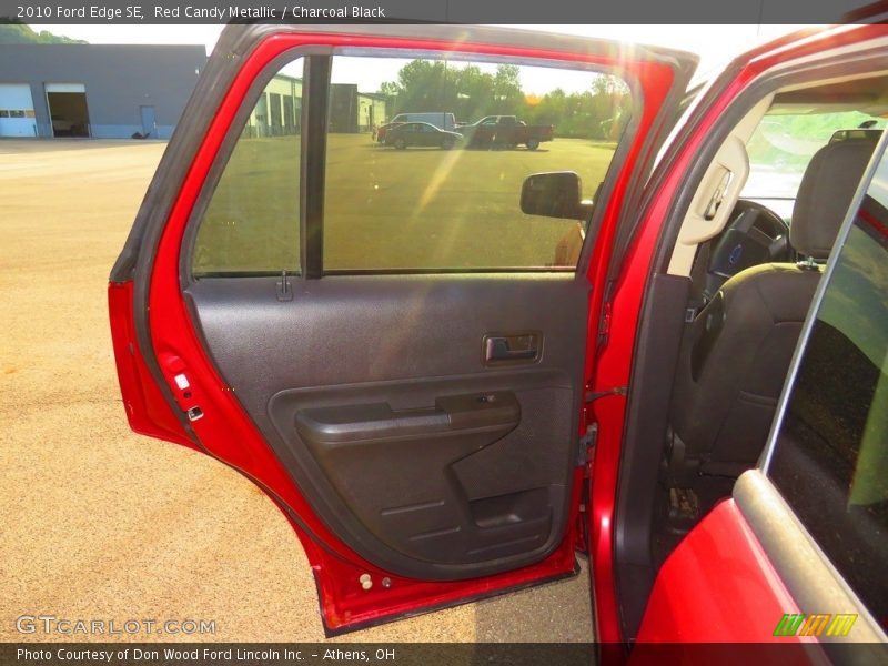 Red Candy Metallic / Charcoal Black 2010 Ford Edge SE