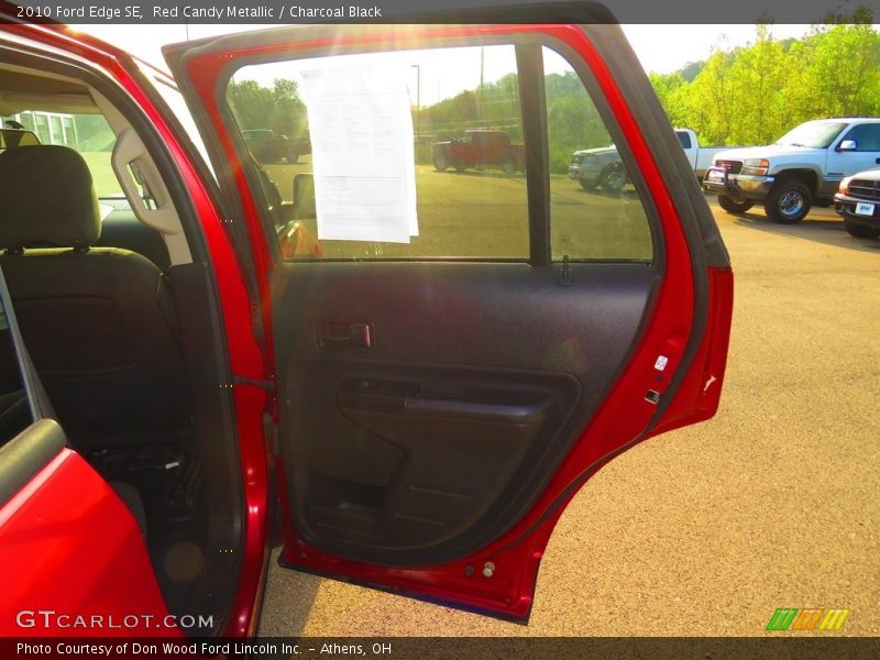 Red Candy Metallic / Charcoal Black 2010 Ford Edge SE