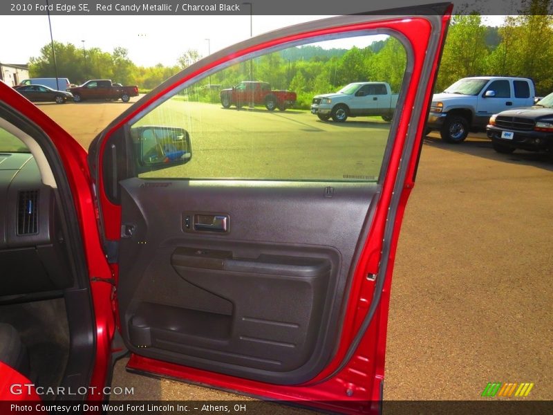 Red Candy Metallic / Charcoal Black 2010 Ford Edge SE