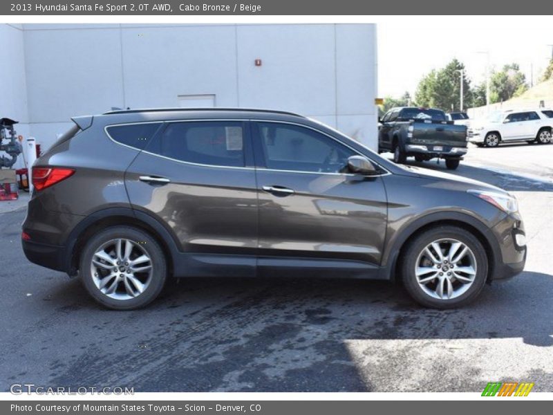 Cabo Bronze / Beige 2013 Hyundai Santa Fe Sport 2.0T AWD