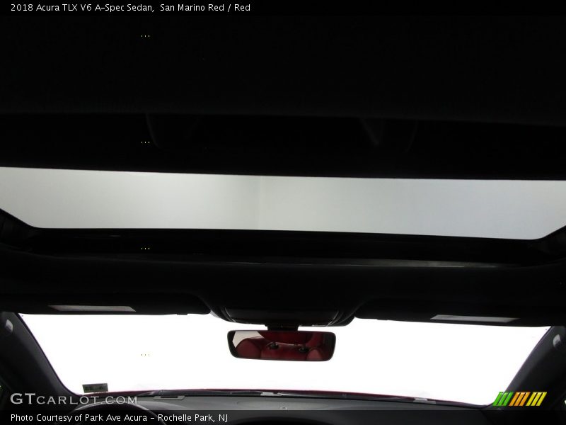 San Marino Red / Red 2018 Acura TLX V6 A-Spec Sedan