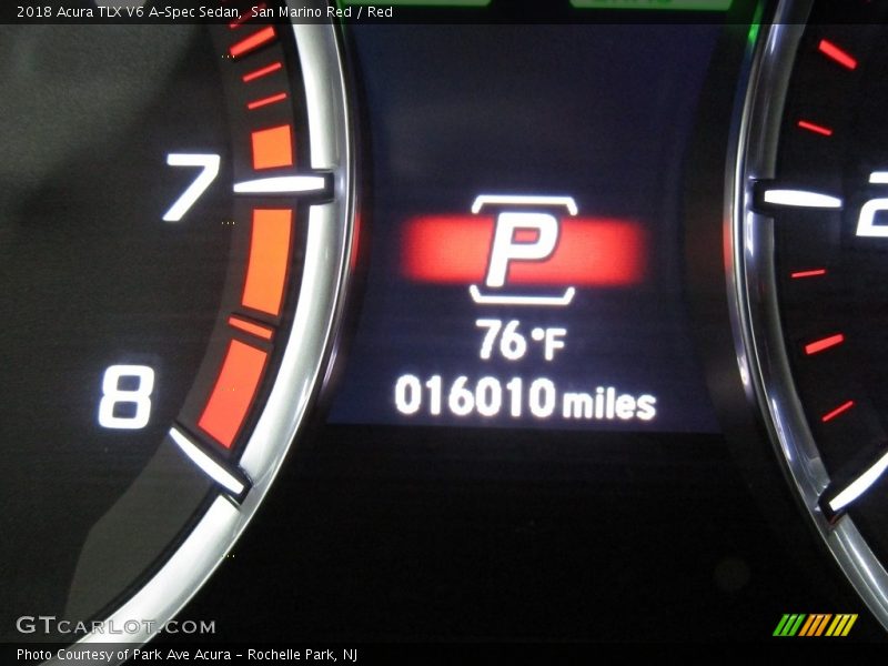San Marino Red / Red 2018 Acura TLX V6 A-Spec Sedan