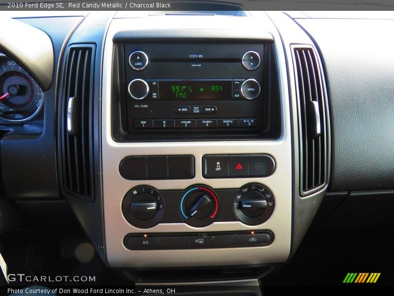 Red Candy Metallic / Charcoal Black 2010 Ford Edge SE