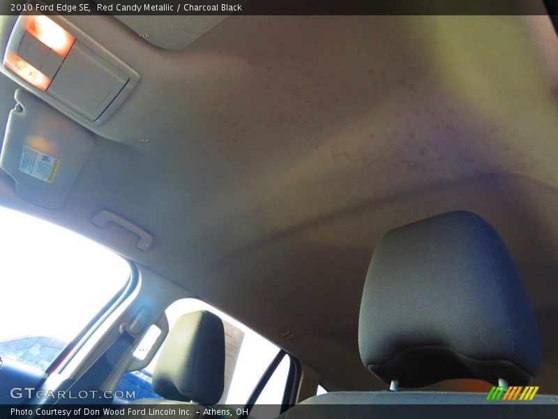 Red Candy Metallic / Charcoal Black 2010 Ford Edge SE