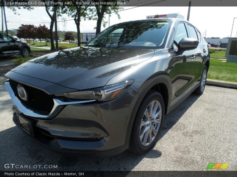 Machine Gray Metallic / Black 2019 Mazda CX-5 Grand Touring AWD