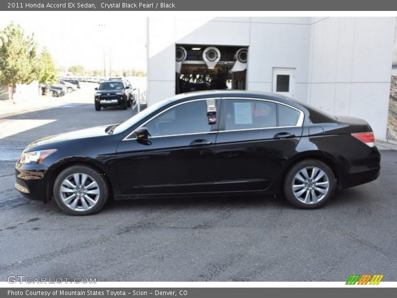 Crystal Black Pearl / Black 2011 Honda Accord EX Sedan