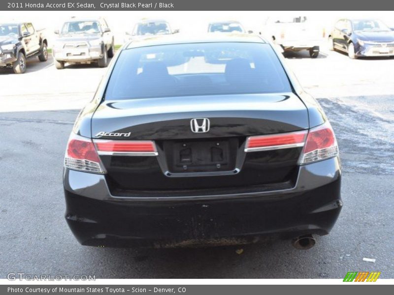 Crystal Black Pearl / Black 2011 Honda Accord EX Sedan