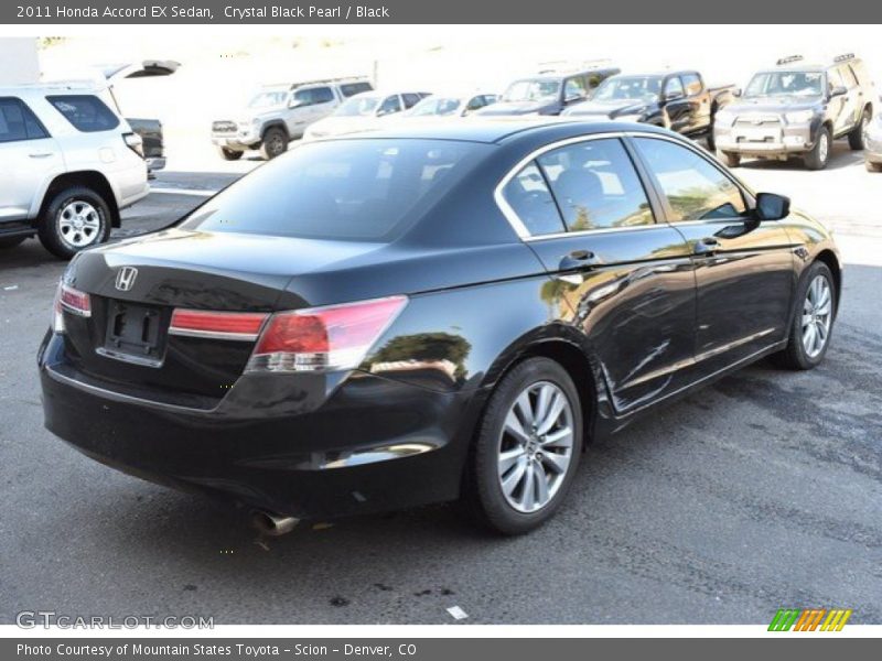 Crystal Black Pearl / Black 2011 Honda Accord EX Sedan