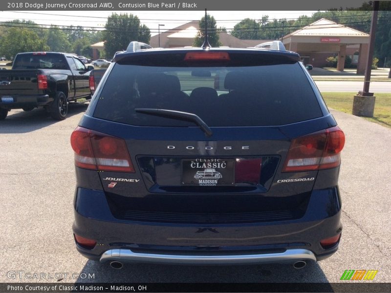 Contusion Blue Pearl / Black 2018 Dodge Journey Crossroad AWD