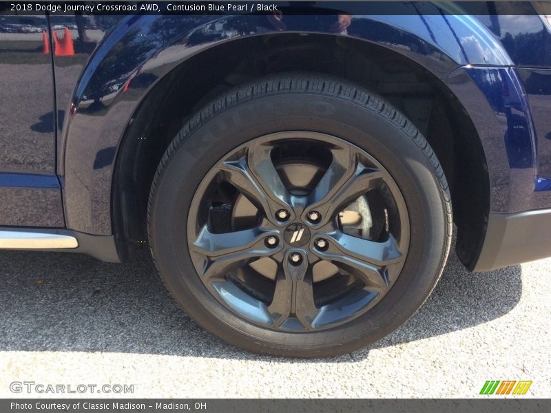 Contusion Blue Pearl / Black 2018 Dodge Journey Crossroad AWD