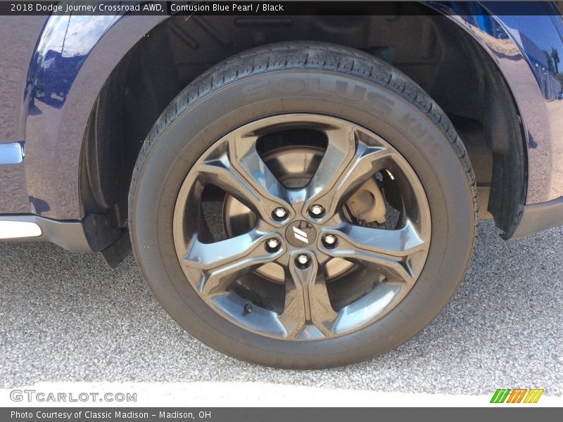 Contusion Blue Pearl / Black 2018 Dodge Journey Crossroad AWD